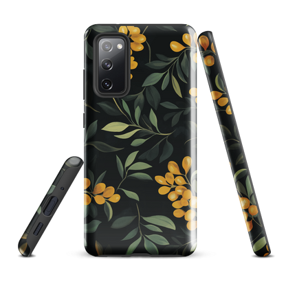 'NZ Kowhai' Samsung Galaxy S20 FE tough phone case - protective glossy case NZ Australia