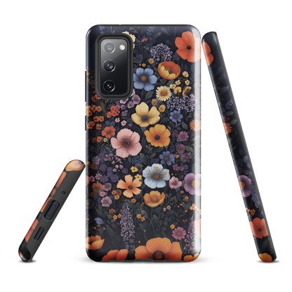 'Wildflowers' Samsung Galaxy S20 FE tough phone case - protective glossy case NZ Australia