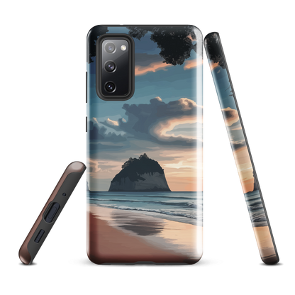 'Cathedral Cove' Samsung Galaxy S20 FE tough phone case - protective glossy case NZ Australia