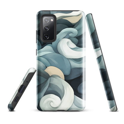 'Ebb and Flow' Samsung Galaxy S20 FE tough phone case - protective glossy case NZ Australia