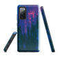 Digital Glitch Samsung case. This striking artwork features a dynamic distortion effect that mimics the visual chaos of a digital malfunction—glitchy lines, vibrant streaks, and pixel-like patterns merge into a futuristic aesthetic. It’s a perfect blend of modern design and edgy street style.