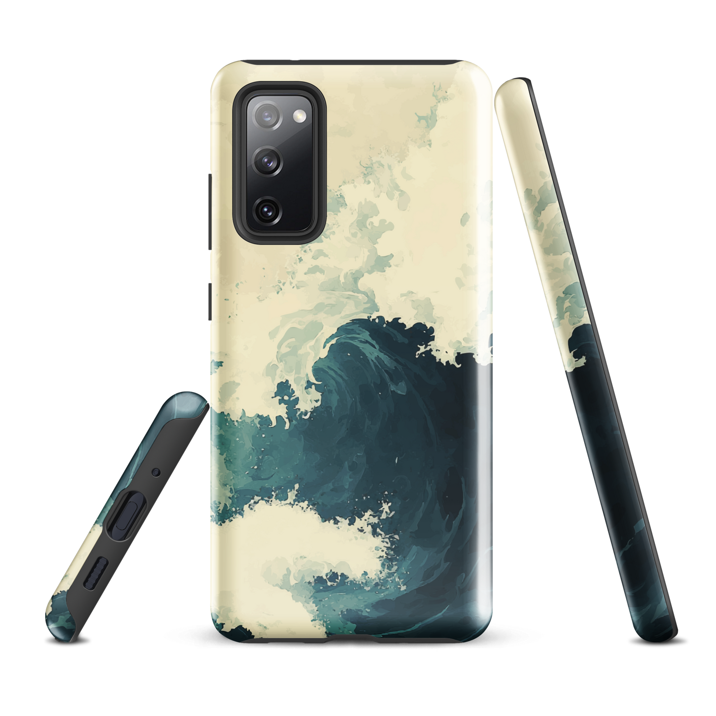 'Rising Swell' Samsung Galaxy S20 FE tough phone case - protective glossy case NZ Australia