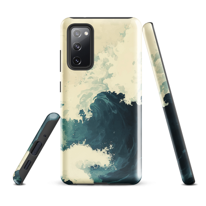 'Rising Swell' Samsung Galaxy S20 FE tough phone case - protective glossy case NZ Australia