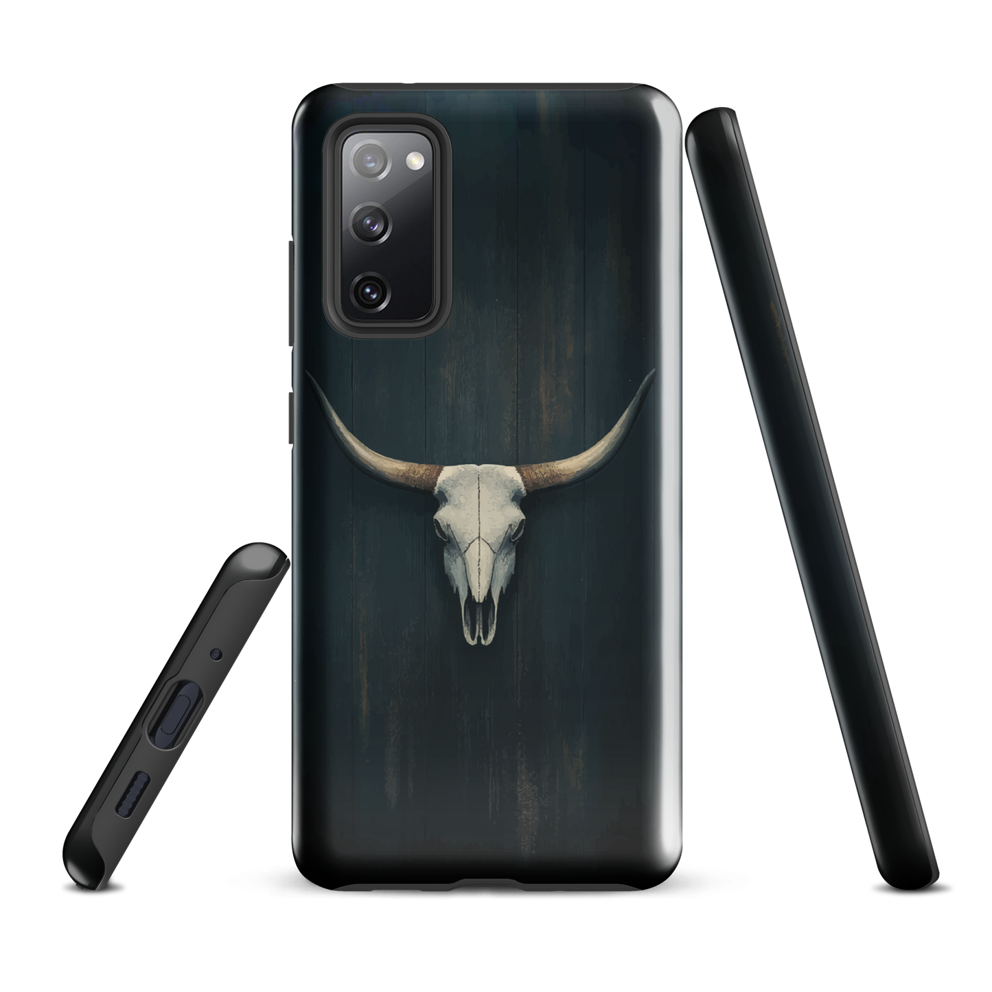 'Longhorn' Samsung Galaxy S20 FE tough phone case - protective glossy case NZ Australia