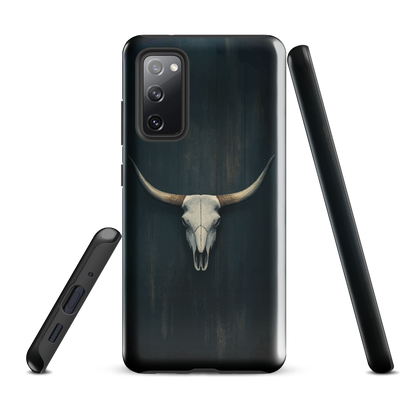 'Longhorn' Samsung Galaxy S20 FE tough phone case - protective glossy case NZ Australia