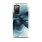 A calming abstract landscape phone case inspired by quiet valleys and soft blue tones.