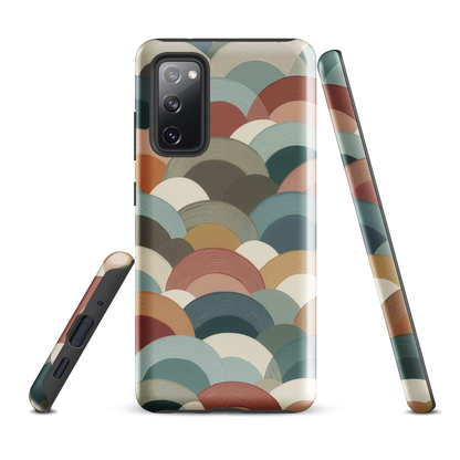 'Warm Horizons' Samsung Galaxy S20 FE tough phone case - protective glossy case NZ Australia