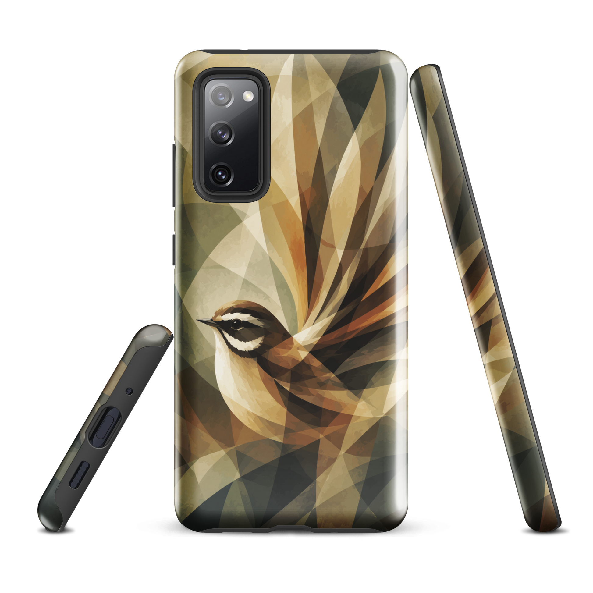 'Fantail' Samsung Galaxy S20 FE tough phone case - protective glossy case NZ Australia
