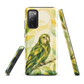 'Kākāpō' Samsung Galaxy S20 FE tough case - protective glossy case NZ Australia