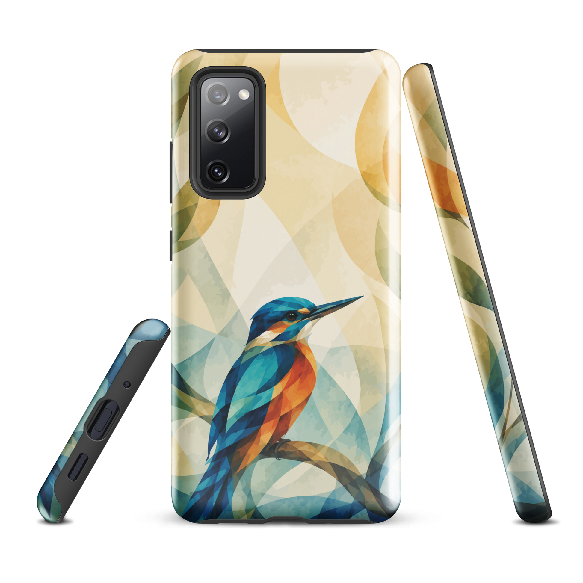 'Kōtare' Samsung Galaxy S20 FE tough case - protective glossy case NZ Australia