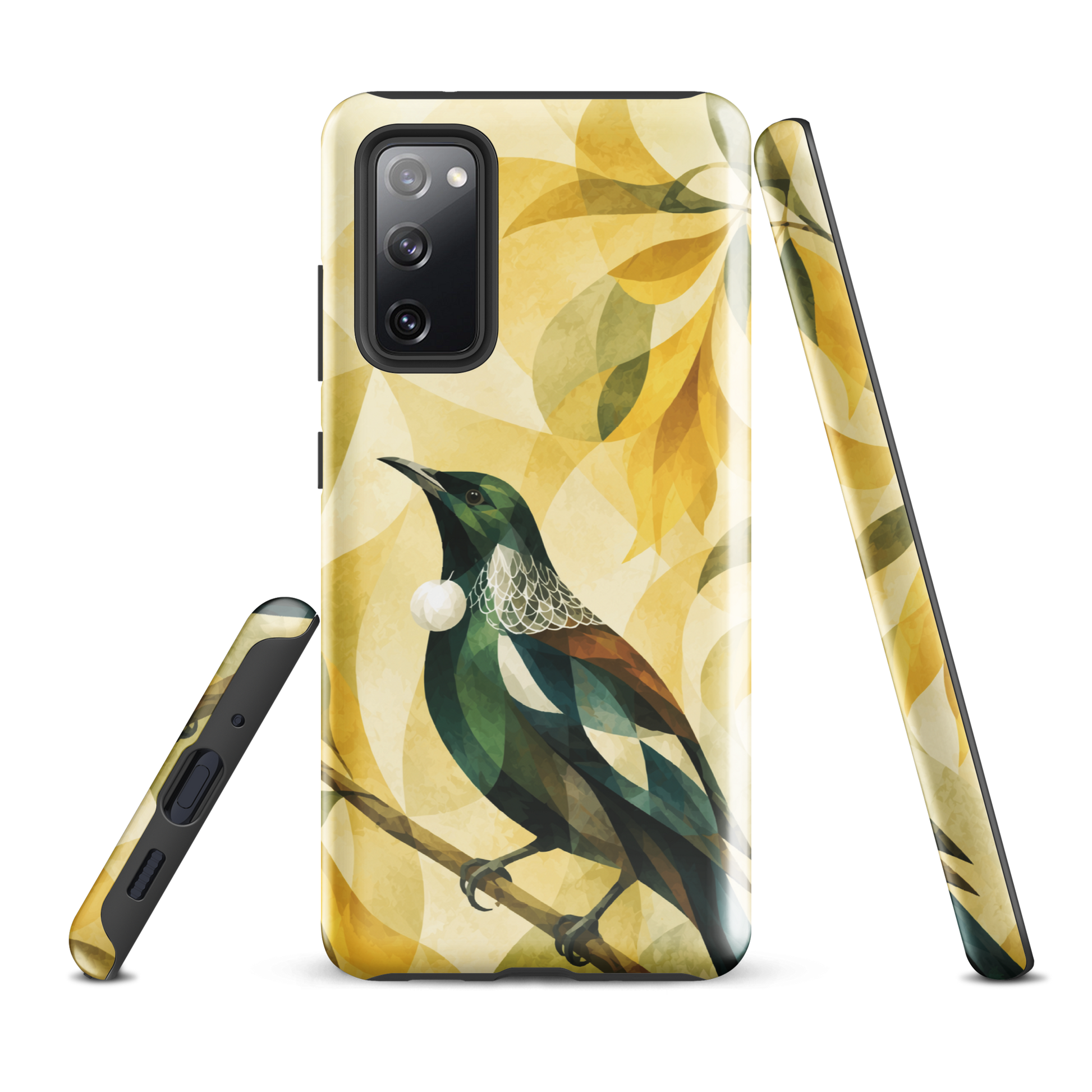 'Tūī' Samsung Galaxy S20 FE tough case - protective glossy case NZ Australia