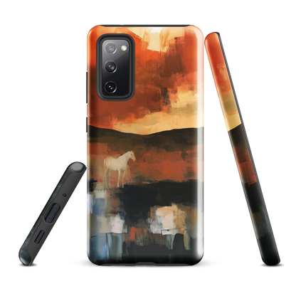 'Ember Fields' Samsung Galaxy S20 FE tough phone case - protective glossy case NZ Australia
