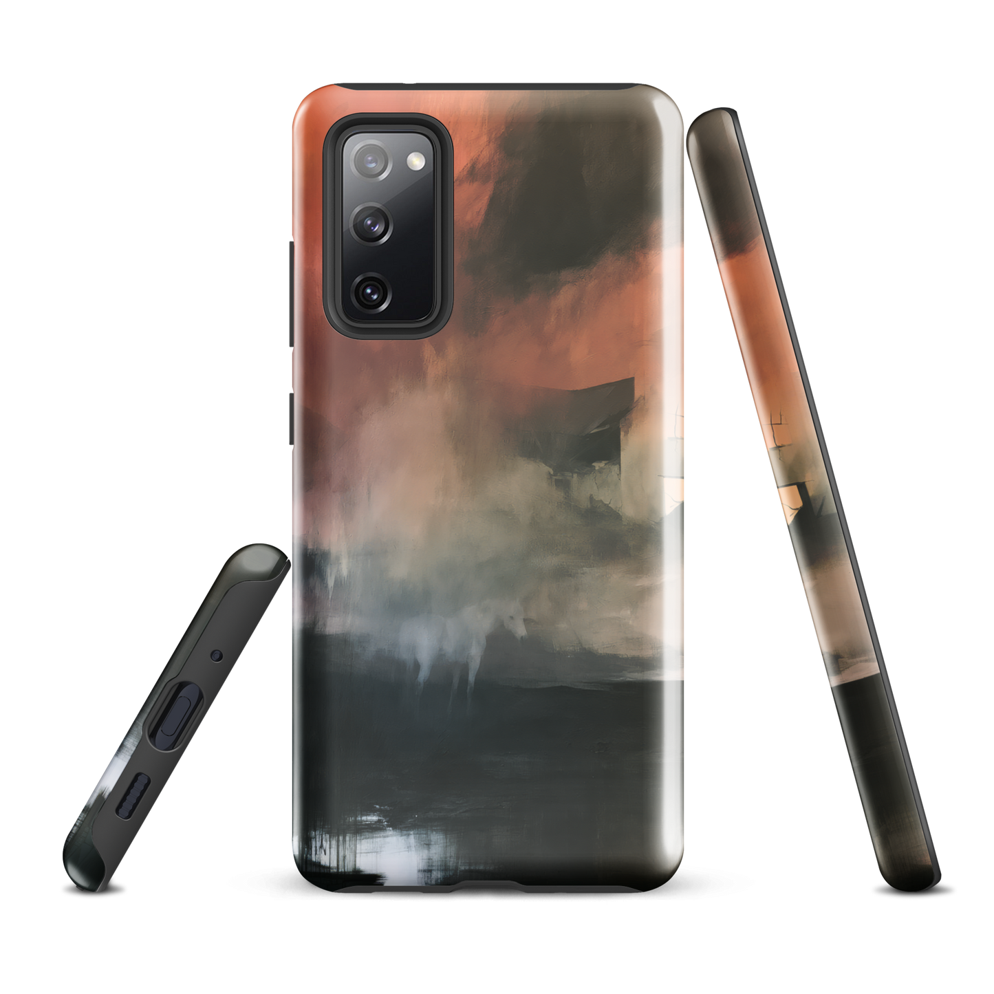 'Glass' Samsung Galaxy S20 FE tough phone case - protective glossy case NZ Australia
