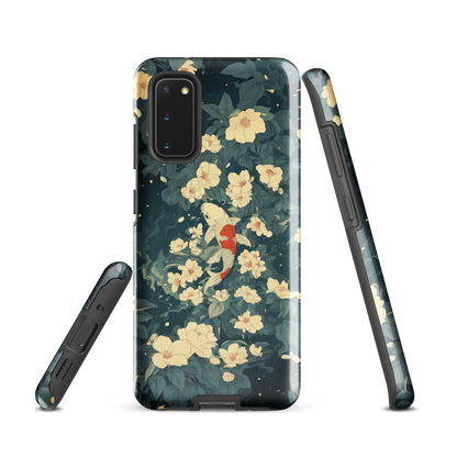 'Koi' Samsung Galaxy S20 tough phone case - protective glossy case NZ Australia