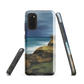 Castlepoint coastal phone case with cliffs, ocean and sky. New Zealand landscape art by designer Ben Hart.