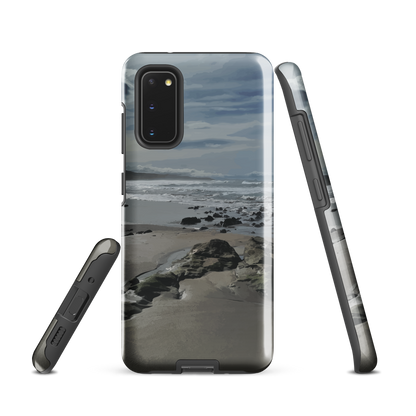 'Quick Sand' Samsung Galaxy S20 tough phone case - protective glossy case NZ Australia