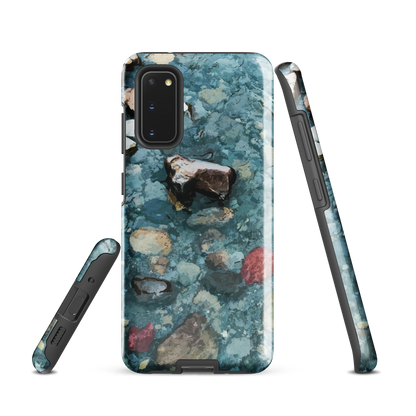 'Washed Away' Samsung Galaxy S20 tough phone case - protective glossy case NZ Australia