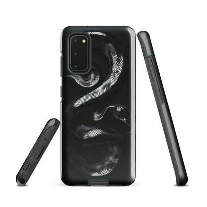 'Black Python' Samsung Galaxy S20 tough phone case - protective glossy case NZ Australia