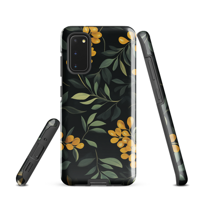 'NZ Kowhai' Samsung Galaxy S20 tough phone case - protective glossy case NZ Australia
