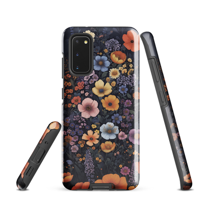 'Wildflowers' Samsung Galaxy S20 tough phone case - protective glossy case NZ Australia
