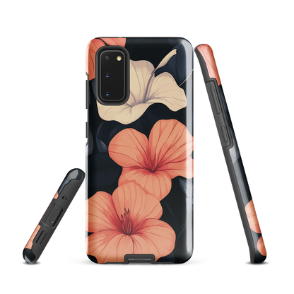 'Hibiscus Flower' Samsung Galaxy S20 tough phone case - protective glossy case NZ Australia