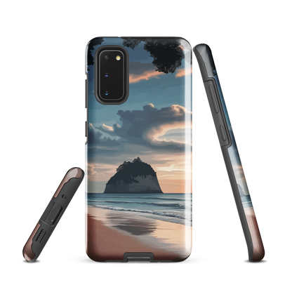 'Cathedral Cove' Samsung Galaxy S20 tough phone case - protective glossy case NZ Australia