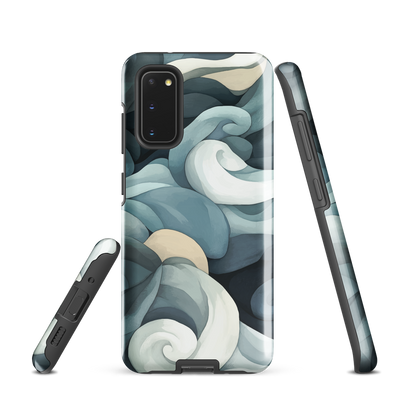 'Ebb and Flow' Samsung Galaxy S20 tough phone case - protective glossy case NZ Australia