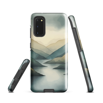 'Misty Mountains' Samsung Galaxy S20 tough phone case - protective glossy case NZ Australia