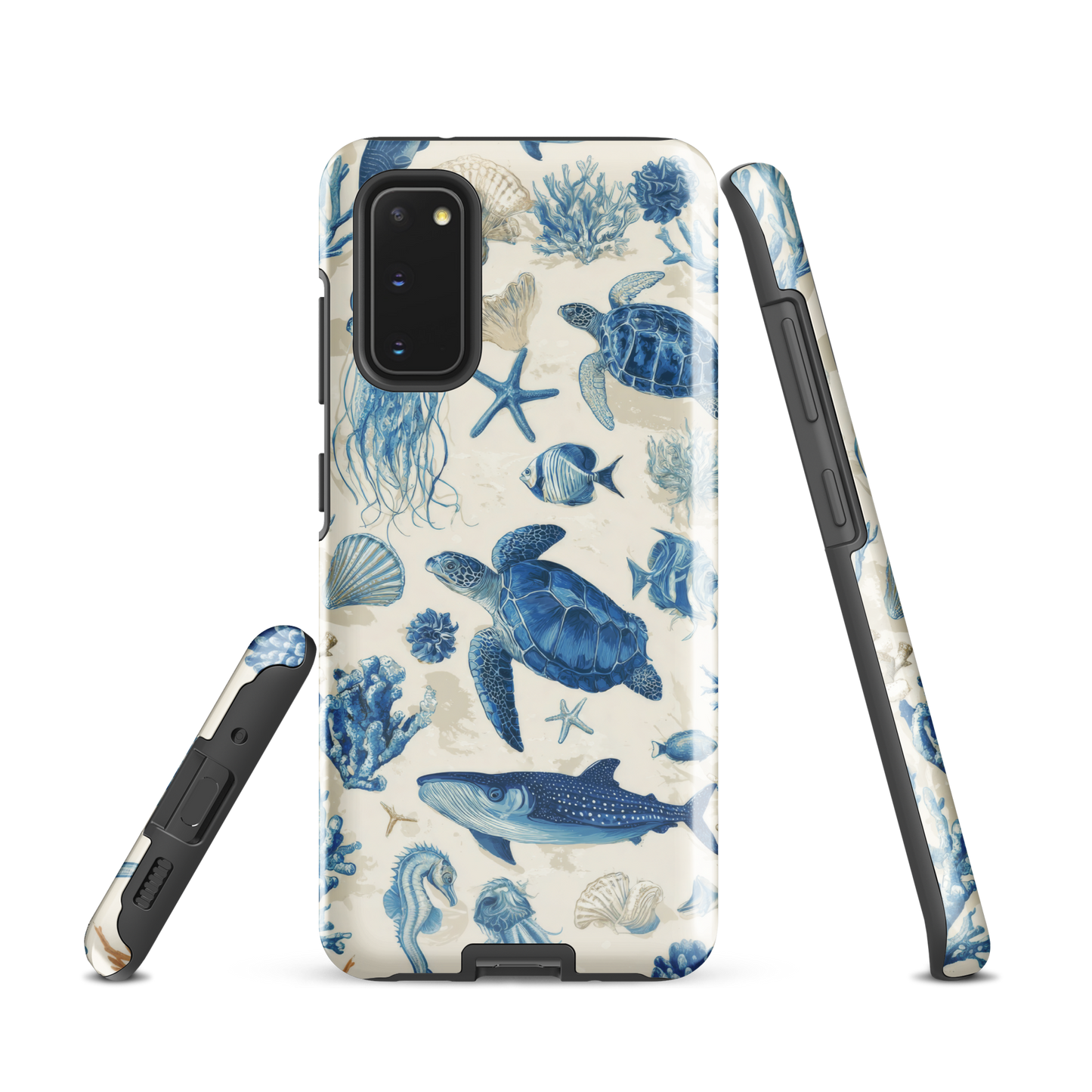 'Ocean Sketchbook' Samsung Galaxy S20 tough phone case - protective glossy case NZ Australia