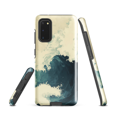 'Rising Swell' Samsung Galaxy S20 tough phone case - protective glossy case NZ Australia