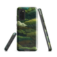 Verdant layers phone case | Abstract green design NZ