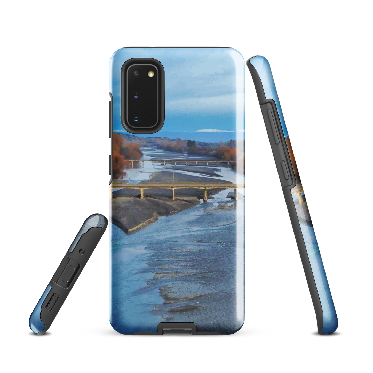'Ruahine' Samsung Galaxy S20 tough phone case - protective glossy case NZ Australia