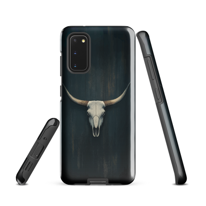 'Longhorn' Samsung Galaxy S20 tough phone case - protective glossy case NZ Australia