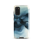 A calming abstract landscape phone case inspired by quiet valleys and soft blue tones.