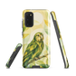 'Kākāpō' Samsung Galaxy S20 tough case - protective glossy case NZ Australia