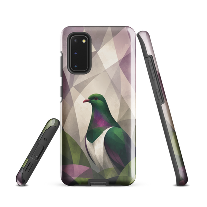 'Kererū' Samsung Galaxy S20 tough case - protective glossy case NZ Australia