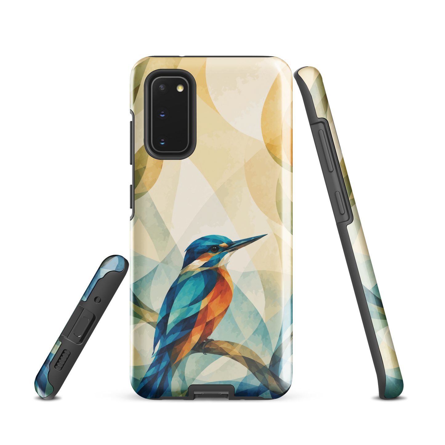 'Kōtare' Samsung Galaxy S20 tough case - protective glossy case NZ Australia