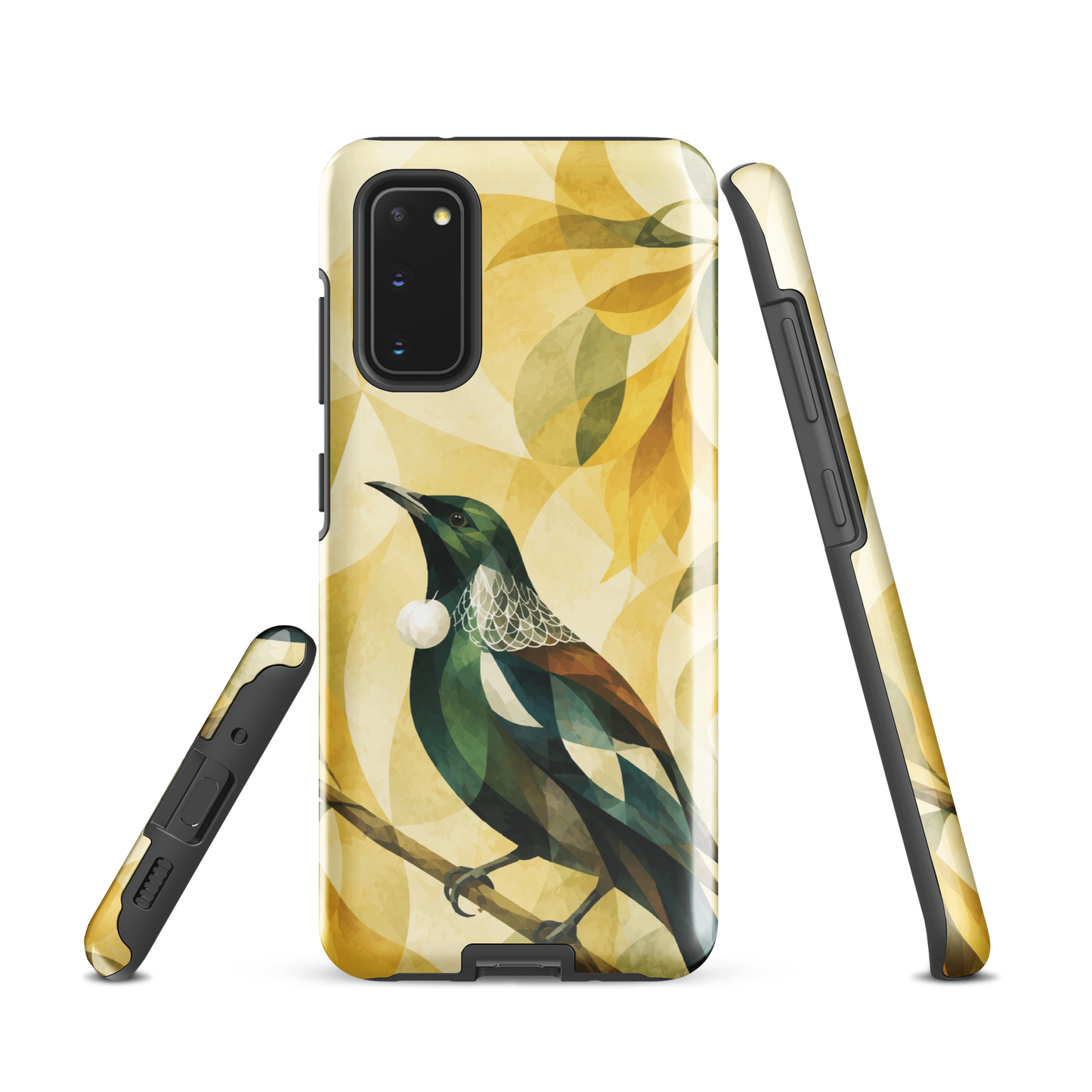'Tūī' Samsung Galaxy S20 tough case - protective glossy case NZ Australia