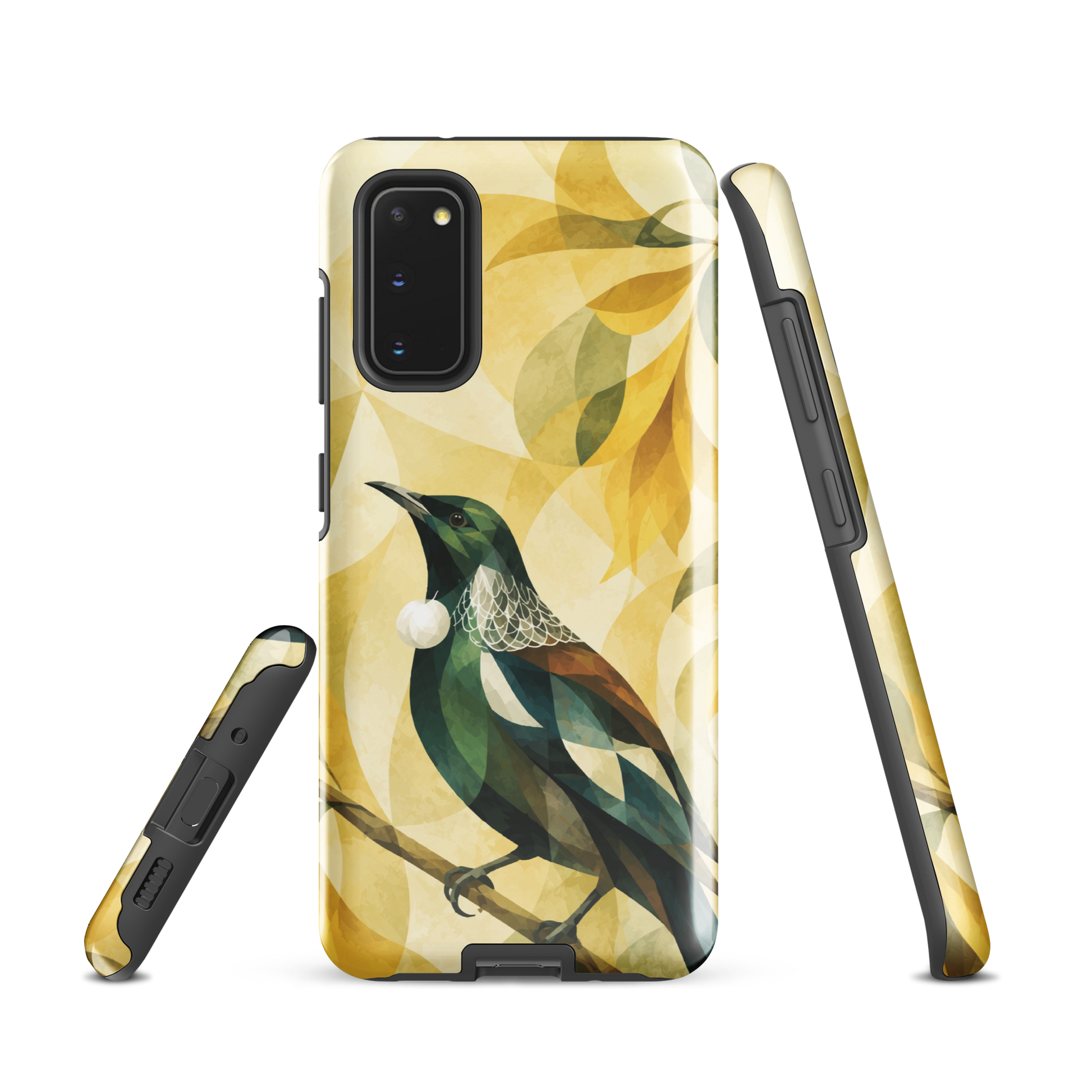 'Tūī' Samsung Galaxy S20 tough case - protective glossy case NZ Australia