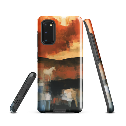 'Ember Fields' Samsung Galaxy S20 tough phone case - protective glossy case NZ Australia