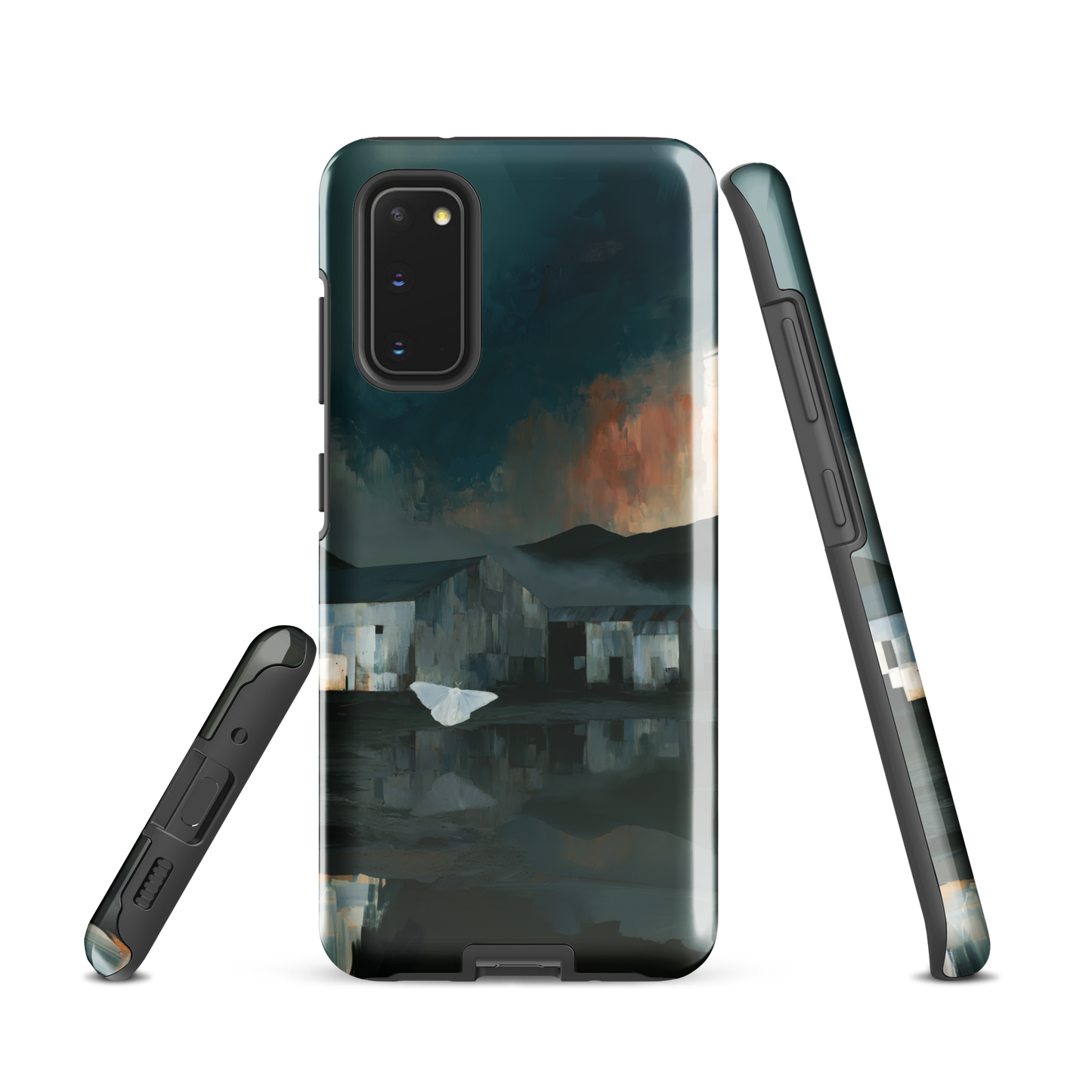 'Evening Flight' Samsung Galaxy S20 tough phone case - protective glossy case NZ Australia