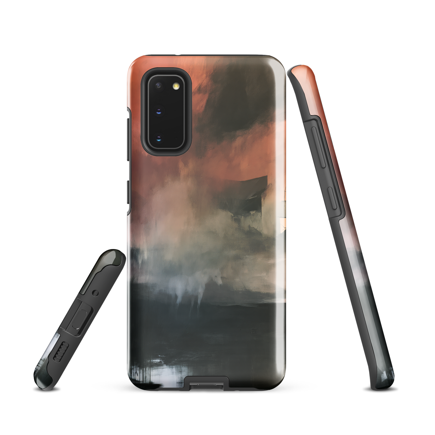 'Glass' Samsung Galaxy S20 tough phone case - protective glossy case NZ Australia