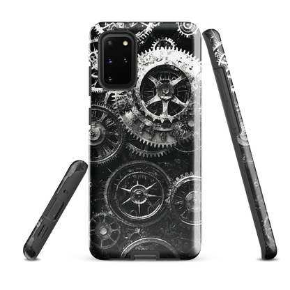 'Clockwork' Samsung Galaxy S20 Plus tough phone case - protective glossy case NZ Australia