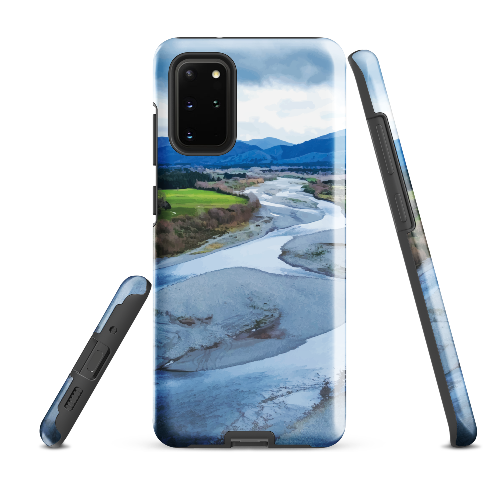 'Waiohine' Samsung Galaxy S20 Plus tough phone case - protective glossy case NZ Australia