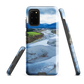 Waiohine phone case featuring artwork of New Zealand’s braided riverbed landscape in the Wairarapa.