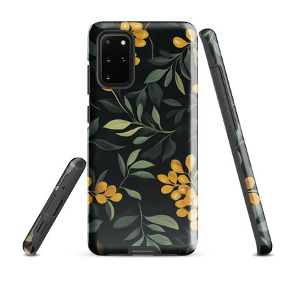 'NZ Kowhai' Samsung Galaxy S20 Plus tough phone case - protective glossy case NZ Australia