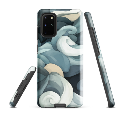 'Ebb and Flow' Samsung Galaxy S20 Plus tough phone case - protective glossy case NZ Australia