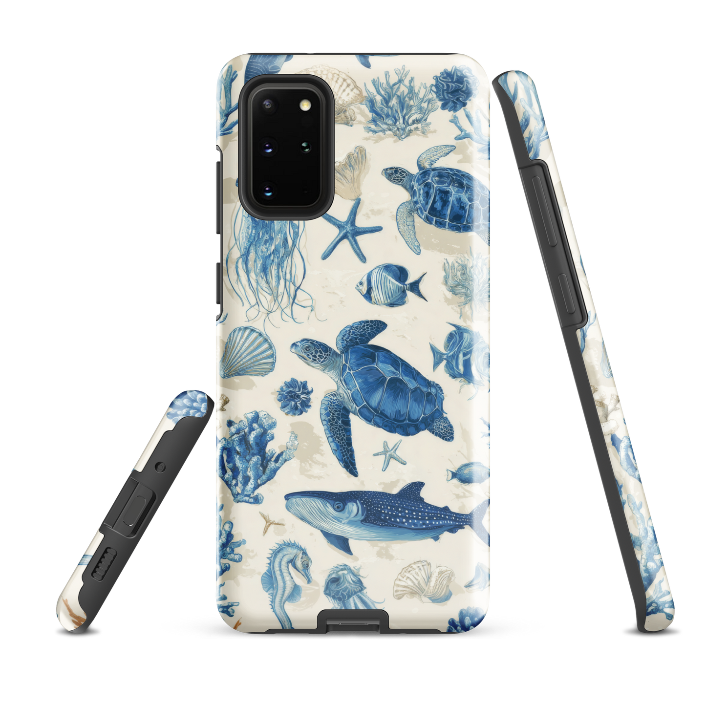 'Ocean Sketchbook' Samsung Galaxy S20 Plus tough phone case - protective glossy case NZ Australia