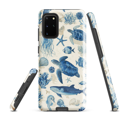 'Ocean Sketchbook' Samsung Galaxy S20 Plus tough phone case - protective glossy case NZ Australia