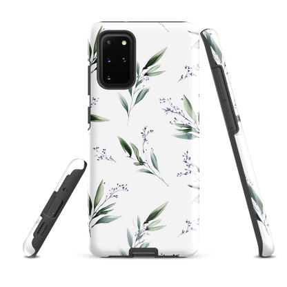 'Botanical Sprigs' Samsung Galaxy S20 Plus tough phone case - protective glossy case NZ Australia